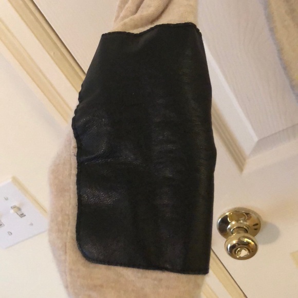 J Crew Sweater w/ Faux Leather Elbow Patches - Picture 2 of 3